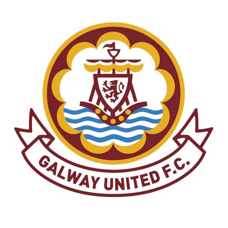 Galway United FC Retro Crest Magnet