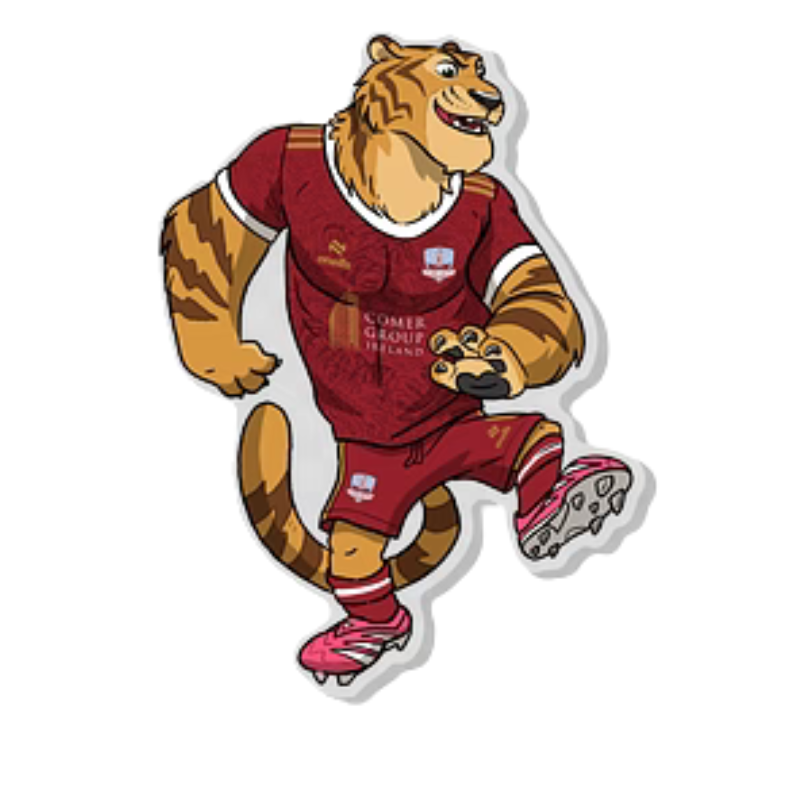 Galway United FC Terry The Tiger Pin