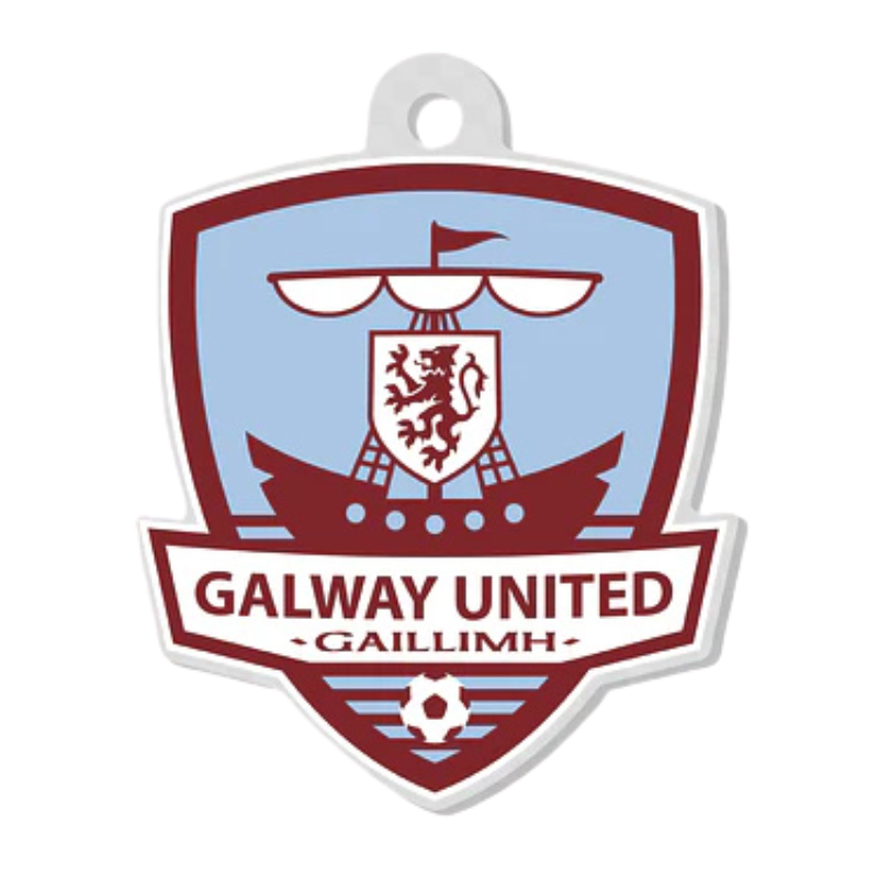 Galway United FC Crest Keychain