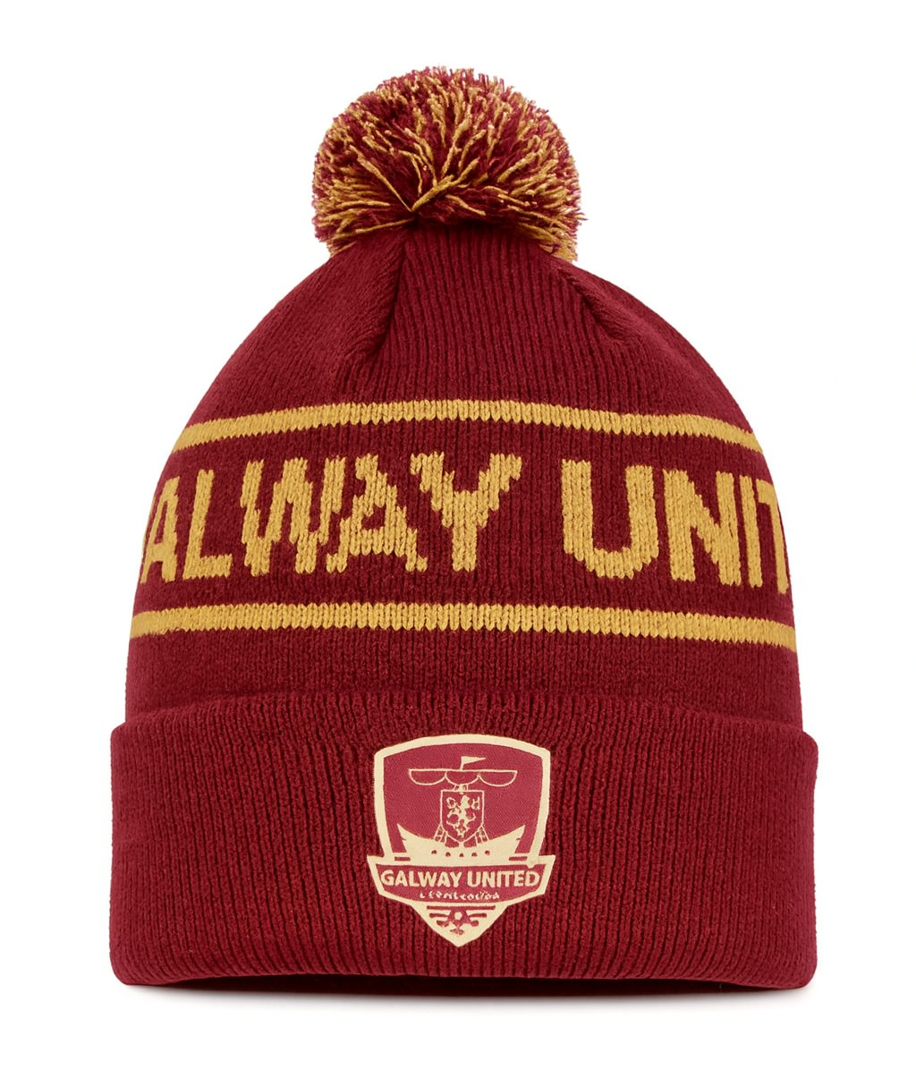 Galway United FC Maroon & Gold Bobble
