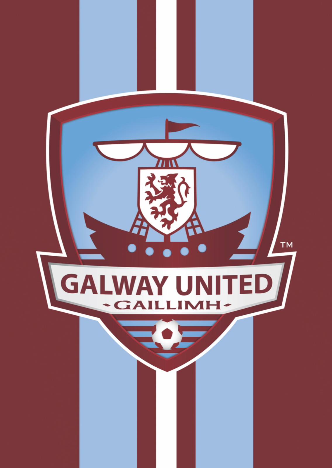 Galway United FC Crest Poster