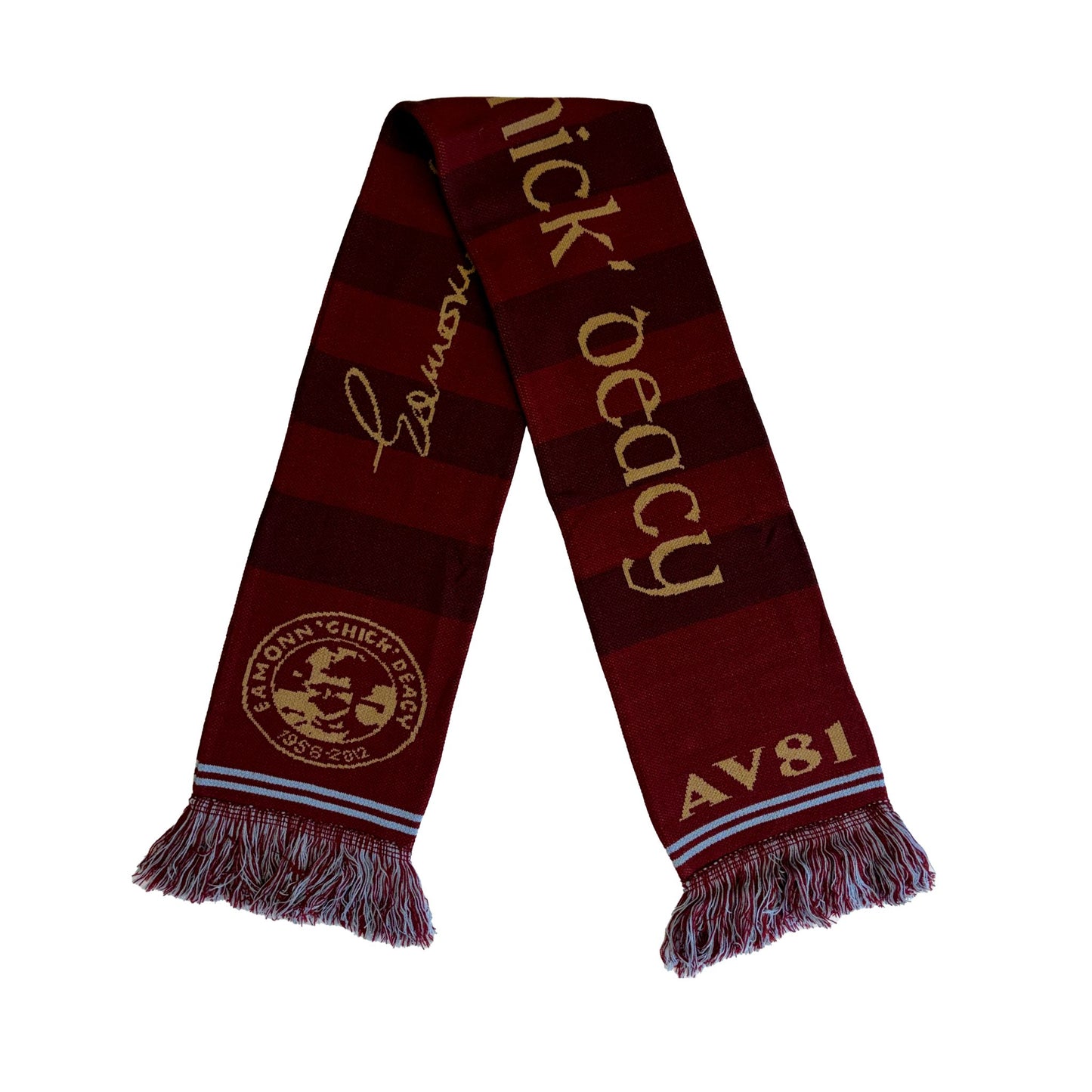Galway United FC 2026 Maroon "Chick Deacy" Scarf