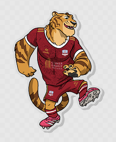 Galway United FC Terry The Tiger Pin