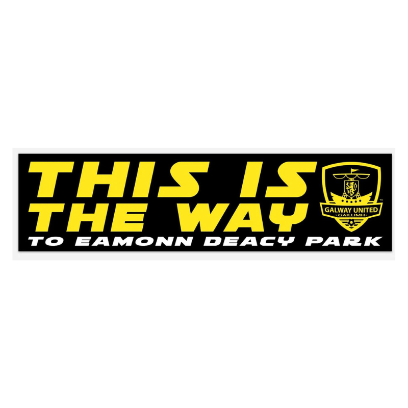 Galway United FC "This Is The Way" Bumper Sticker