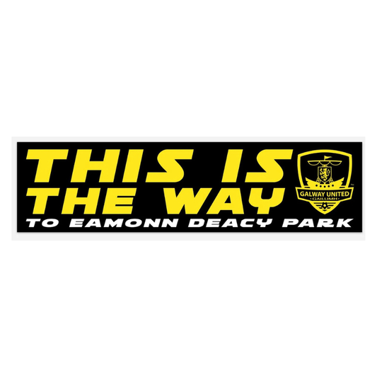 Galway United FC "This Is The Way" Bumper Sticker