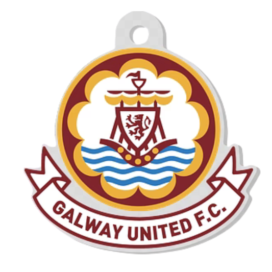 Galway United FC Retro Keychain