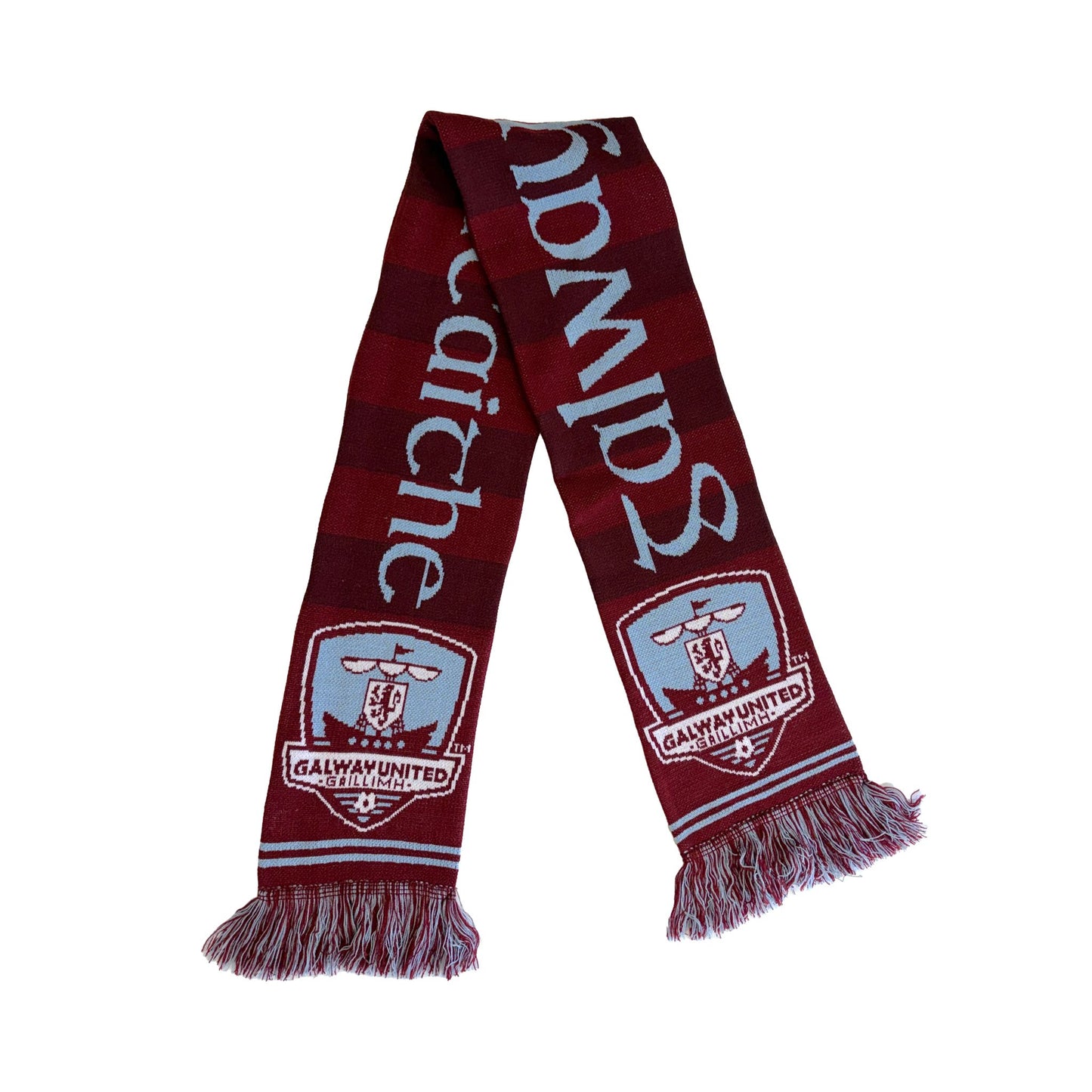 Galway United FC 2026 Maroon Gaillimh Aontaithe Scarf